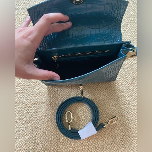 Anine Bing Mini Colette bag turquoise - Picture 5 of 6